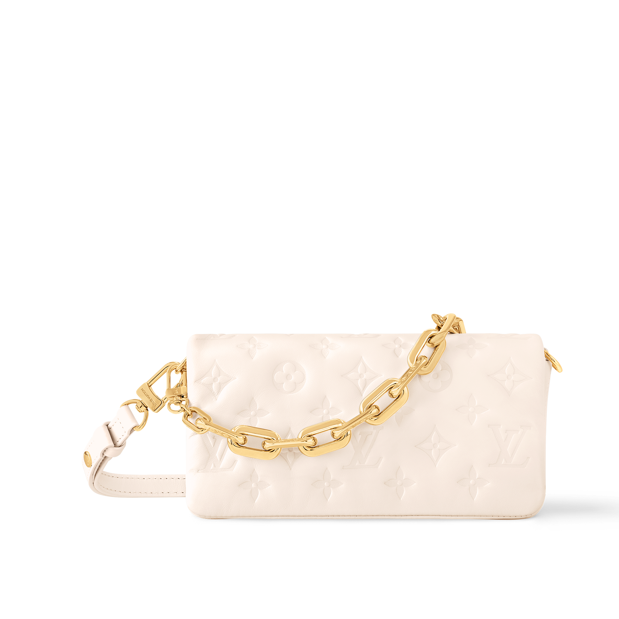 た*え様 Louis Vuitton ポーチ　ホワイト LOUIS VUITTON Neverfull Damier Azur Pochette Wristlet Pouch White